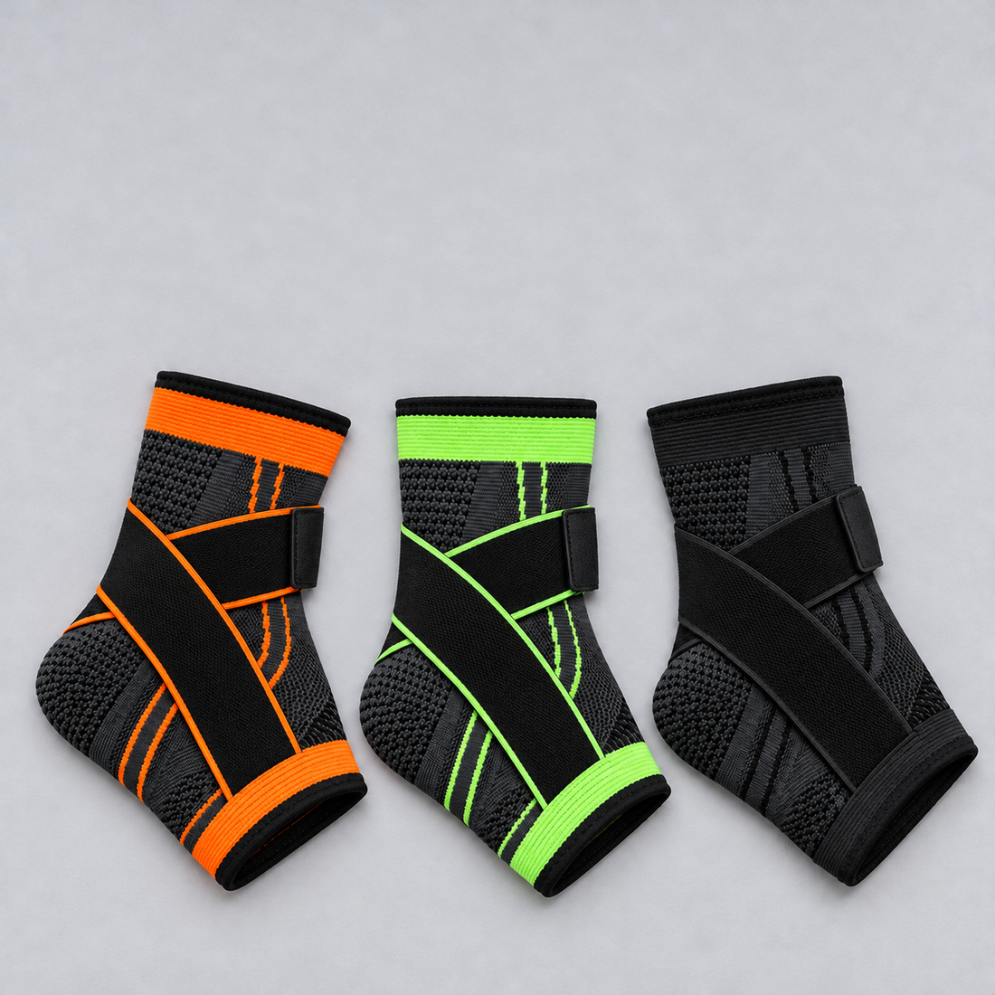 Green, orange or black.